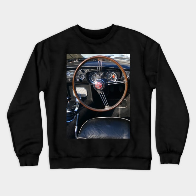 MGC Vintage British Sportscar. Crewneck Sweatshirt by JonDelorme